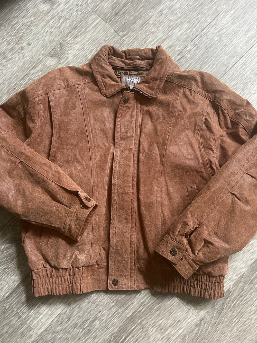 RARE Vintage Wilsons 100% Leather Bomber Jacket